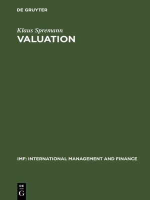 cover image of Valuation